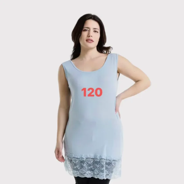 Women's Adjustable Knit Layering Full Slip with Lace Extender 120